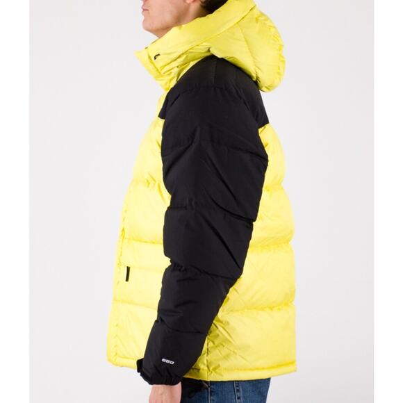 The North Face HMLYN 550 Down Parka Jacket Yellow Black Men Size XXL 2XL NWT TNF - Picture 5 of 9